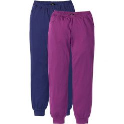 Spodnie piżamowe (2 pary) bonprix kobaltowy + lila. Piżamy marki bonprix. Za 69.98 zł.