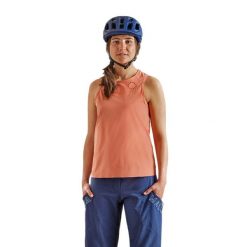 Koszulka rowerowa damska Maloja ZuckerhütlM. Brązowe t-shirty sportowe Maloja, xs, bez wzorów, z materiału, bez ramiączek, rowerowe. Za 137.00 zł.