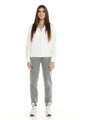 Bluza z kaptur na co dzień na siłownię. Brązowe bluzy LEONE 1947 APPAREL, m, bez wzorów, z dresówki, bez ramiączek, bez kaptura. Za 252.56 zł.