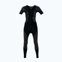 Kombinezon rowerowy damski Santini Vega Dry Bib Tights. Czarne kombinezony SANTINI, l, bez wzorów, bez kołnierzyka, bez ramiączek. Za 420.00 zł.