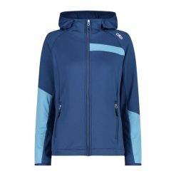 Kurtka przeciwdeszczowa damska z kapturem CMP. Niebieskie kurtki przeciwdeszczowe CMP, m, bez wzorów, z kapturem, trekkingowe. Za 306.50 zł.