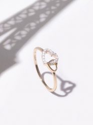 DIAMOND & CO Złoty pierścionek z diamentami rozmiar: 54. Żółte pierścionki Diamond & Co, z diamentem, złote. Za 964.11 zł.
