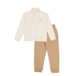 Bluza z pełny zamek błyskawiczny na co dzień. Białe bluzy LEONE 1947 APPAREL, bez wzorów, z bawełny, bez kaptura, na fitness i siłownię. W wyprzedaży za 134.57 zł.