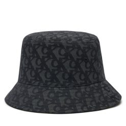 Kapelusz Calvin Klein Jeans. Czarne kapelusze Calvin Klein Jeans, bez wzorów, z jeansu. Za 139.99 zł.