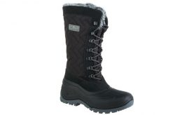 Buty zimowe damskie, CMP Nietos. Czarne trekkingi CMP, bez wzorów, z materiału, bez zapięcia, trekkingowe. Za 439.99 zł.