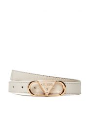 Guess Pasek Damski BW9270 P5320 Biały. Białe paski Guess, z aplikacjami, ze skóry. Za 219.99 zł.