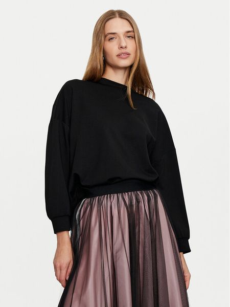 Imperial Bluza FG94IHZ Czarny Loose Fit. Czarne bluzy Imperial, m, bez wzorów, z syntetyku, bez kaptura. Za 209.99 zł.