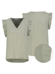 Eight2Nine Bluzka w kolorze miętowym rozmiar: M. Zielone bluzki Eight2Nine, m, bez wzorów, bez kołnierzyka, bez ramiączek. Za 82.99 zł.