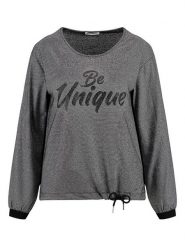 KEY LARGO Bluza "Dance" w kolorze ciemnoszarym rozmiar: M. Szare bluzy KEY LARGO, m, bez wzorów, bez kaptura. Za 47.94 zł.