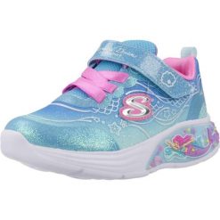 Buty SKECHERS MY DREAMERS LIL MERMAID Niebieski. Niebieskie buty trekkingowe Skechers, bez wzorów, z syntetyku, bez zapięcia, trekkingowe. Za 224.50 zł.
