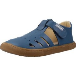 Sandały TITANITOS L540 RAIMUNDO Niebieski. Niebieskie sandały TITANITOS, bez wzorów, ze skóry, sportowe, bez obcasa, bez zapięcia. Za 252.99 zł.