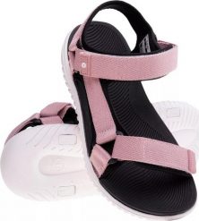 Hi-Tec Sandały damskie Apodis Wo's Bridal rożowe r. 37. Czerwone sandały Hi-tec, bez wzorów, sportowe, bez obcasa, bez zapięcia. Za 45.00 zł.