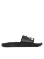 Adidas Klapki Adilette Comfort GY1945 Czarny. Czarne klapki adidas, bez wzorów, z tworzywa sztucznego, sportowe, bez obcasa, bez zapięcia. Za 199.99 zł.