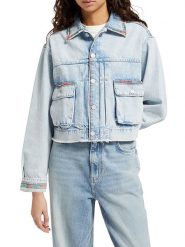 Scotch & Soda Kurtka dżinsowa w kolorze błękitnym rozmiar: M. Niebieskie kurtki Scotch & Soda, m, bez wzorów, z bawełny, bez kaptura. Za 289.43 zł.