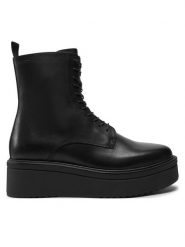 Vagabond Shoemakers Botki Tara 5846-001-20 Czarny. Czarne botki Vagabond Shoemakers, bez wzorów, ze skóry, bez obcasa, na płaskiej podeszwie, bez zapięcia. Za 469.99 zł.