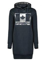 Canadian Peak Sukienka dresowa w kolorze granatowym rozmiar: M. Niebieskie sukienki Canadian Peak, na co dzień, m, bez wzorów, z dresówki, bez kołnierzyka, bez ramiączek, midi, proste. Za 114.71 zł.