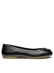 Geox Baleriny D Palmaria W D46XSA 000TU C9999 Czarny. Czarne baleriny Geox, bez wzorów, ze skóry, bez obcasa, bez zapięcia. Za 349.99 zł.