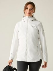 Regatta Kurtka przeciwdeszczowa "Hamara IV" w kolorze białym rozmiar: 34. Białe kurtki przeciwdeszczowe Regatta, m, bez wzorów, bez kaptura, outdoorowe. Za 150.37 zł.