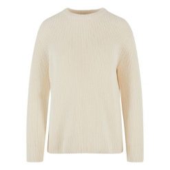 Sweter damski Urban Classics Rib. Białe swetry Urban Classics, na zimę, bez wzorów, bez ramiączek. Za 191.00 zł.