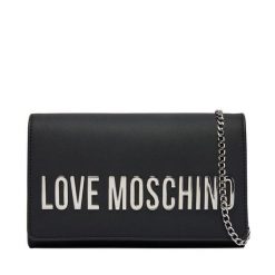 Torebka LOVE MOSCHINO. Czarne kopertówki Love Moschino, bez wzorów, wizytowe, bez dodatków. Za 699.99 zł.
