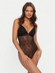 Hugo Body 50527187 Czarny. Czarne body i gorsety Hugo, bez wzorów, z syntetyku, bez ramiączek. Za 279.99 zł.