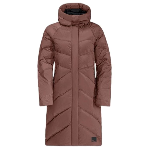 Płaszcz damski Jack Wolfskin Marienplatz. Brązowe płaszcze Jack Wolfskin, na zimę, m, bez wzorów, z materiału, eleganckie, z kapturem. Za 1,112.00 zł.