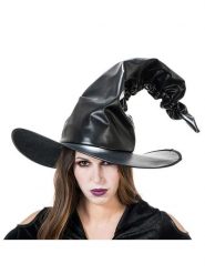 CHAKS Kapelusz "Witch" w kolorze czarnym rozmiar: onesize. Czarne kapelusze CHAKS, bez wzorów, z materiału. Za 66.00 zł.