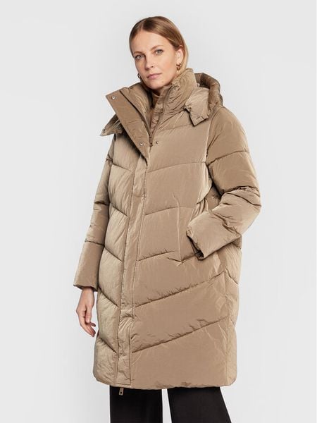 Calvin Klein Kurtka zimowa Modern K20K204690 Beżowy Regular Fit. Brązowe kurtki Calvin Klein, na zimę, m, bez wzorów, z syntetyku, bez kaptura. Za 909.99 zł.