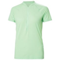 Koszulka damska Helly Hansen Siren. Zielone t-shirty sportowe Helly Hansen, bez wzorów, bez ramiączek. Za 282.50 zł.