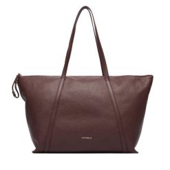 Torebka Coccinelle. Czerwone shopper bag Coccinelle, bez wzorów, bez dodatków. Za 1,299.00 zł.