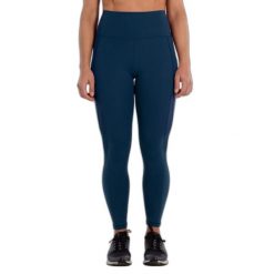 Damskie legginsy Rox R-Silky Mesh. Niebieskie legginsy sportowe Roxy, bez wzorów, z meshu, z podwyższonym stanem. Za 235.99 zł.