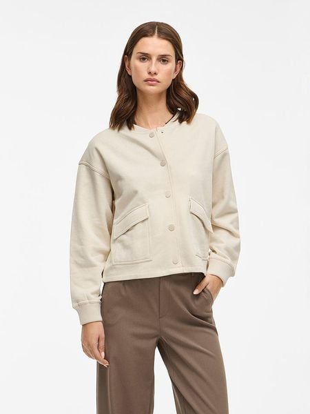 Vila Kurtka "Viodessia" w kolorze kremowym rozmiar: M. Brązowe kurtki Vila, m, bez wzorów, bez kaptura. Za 96.14 zł.