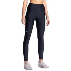Legginsy damskie Under Armour Hi-Rise. Białe legginsy Under Armour, bez wzorów, sportowe. Za 212.75 zł.