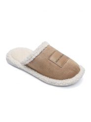 Confly Kapcie w kolorze jasnobrązowym rozmiar: 41. Brązowe kapcie Confly, bez wzorów. Za 56.66 zł.