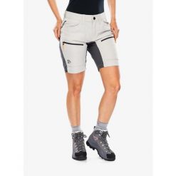 Spodenki damskie Didriksons Tucana Shorts. Brązowe szorty Didriksons, bez wzorów, sportowe. Za 383.00 zł.
