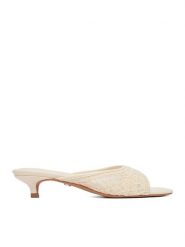 Nine West Klapki CEO-NV-015 Beżowy. Brązowe klapki Nine West, bez wzorów, z materiału, bez obcasa, bez zapięcia. Za 229.99 zł.