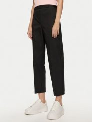 Tommy Hilfiger Chinosy Travel WW0WW43632 Czarny Slim Fit. Czarne chinosy Tommy Hilfiger, bez wzorów, z syntetyku. Za 349.99 zł.