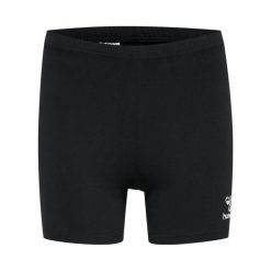 Spodenki Sportowe damskie hummel HM LCORE VOLLEY COTTON HIPSTER. Czarne szorty sportowe Hummel, bez wzorów, z bawełny, z obniżonym stanem, na fitness i siłownię. Za 72.00 zł.