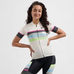 Koszulka rowerowa damska Rogelli Impress II z krótkim rękawem. Brązowe t-shirty sportowe Rogelli, m, bez wzorów, z elastanu, bez ramiączek, rowerowe. Za 293.00 zł.