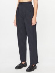 Marella Spodnie materiałowe Maya 2331361038200 Granatowy Regular Fit. Niebieskie spodnie materiałowe Marella, bez wzorów, z materiału. Za 779.99 zł.