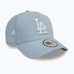 Czapka z daszkiem New Era League Essential Trucker Los Angeles Dodgers. Niebieskie czapki z daszkiem New Era, bez wzorów. Za 129.99 zł.