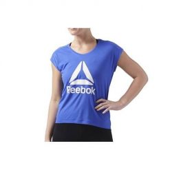 Koszulka sportowa damska Reebok Wor Supremium 20 Tee. Niebieskie t-shirty sportowe Reebok, xs, bez wzorów, bez ramiączek. Za 157.00 zł.