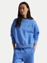 Polo Ralph Lauren Bluza 211936820016 Niebieski Relaxed Fit. Niebieskie bluzy Polo Ralph Lauren, xxl, bez wzorów, z bawełny, bez ramiączek, bez kaptura. Za 459.99 zł.