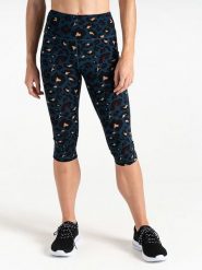 Dare 2b Legginsy sportowe "Influential" w kolorze granatowym rozmiar: 34. Niebieskie legginsy Dare 2b, bez wzorów, z materiału, sportowe. Za 70.24 zł.