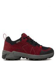 Alpina Trekkingi Tracker 627E-2 Bordowy. Czerwone buty trekkingowe Alpina, ze skóry, bez zapięcia. Za 299.99 zł.