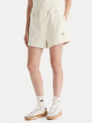 Adidas by Stella McCartney Szorty sportowe True Casuals JX6786 Beżowy Loose Fit. Brązowe szorty sportowe adidas by Stella McCartney, bez wzorów, z bawełny. Za 309.99 zł.