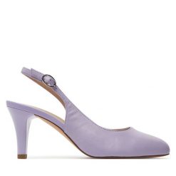 Sandały Caprice. Czerwone sandały Caprice, bez wzorów, bez obcasa, na szpilce, bez zapięcia. Za 339.99 zł.