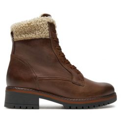 Botki Gabor. Brązowe botki Gabor, bez wzorów, bez obcasa, na płaskiej podeszwie, bez zapięcia. Za 749.99 zł.