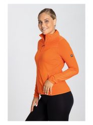 Super.natural Kurtka polarowa "Alpine" w kolorze pomarańczowym rozmiar: XS. Pomarańczowe kurtki super.natural, xs, bez wzorów, z materiału, bez kaptura. Za 217.99 zł.