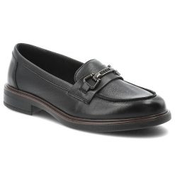Mokasyny damskie Vinceza, skóra naturalna wsuwany fason klasyczne loafersy metalowa ozdoba niski stabilny obcas solidna podeszwa, czarne, 39983. Czarne mokasyny VINCEZA, z aplikacjami, ze skóry. Za 159.00 zł.